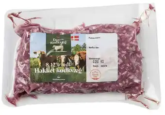 REMA 1000 Hakket kødkvæg 8-12%, 250 g tilbud