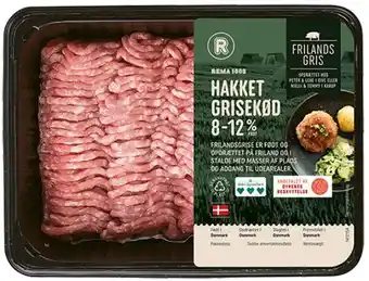 REMA 1000 Hk. grisekød 8-12%, 400 g tilbud