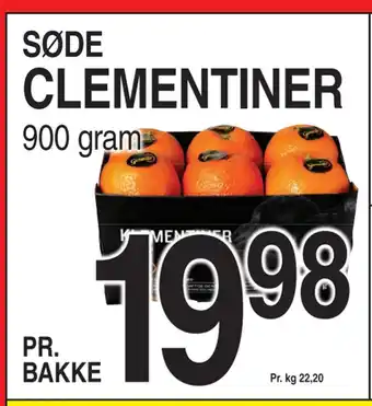 ABC Lavpris Clementiner tilbud