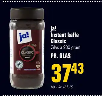 Poetzsch Padborg Ja! instant kaffe classic tilbud