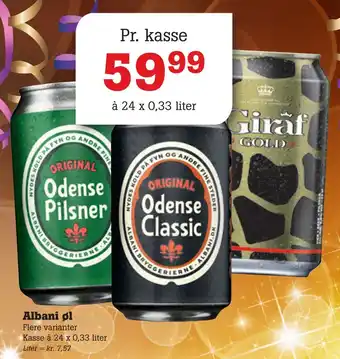 Poetzsch Padborg Albani øl tilbud