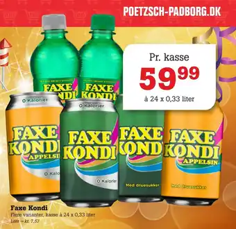 Poetzsch Padborg Faxe kondi tilbud