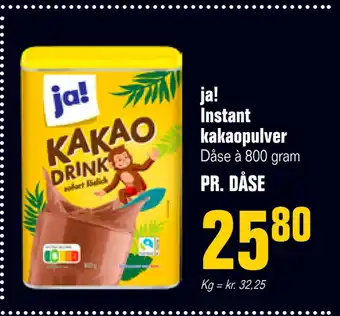 Poetzsch Padborg Ja! instant kakaopulver tilbud