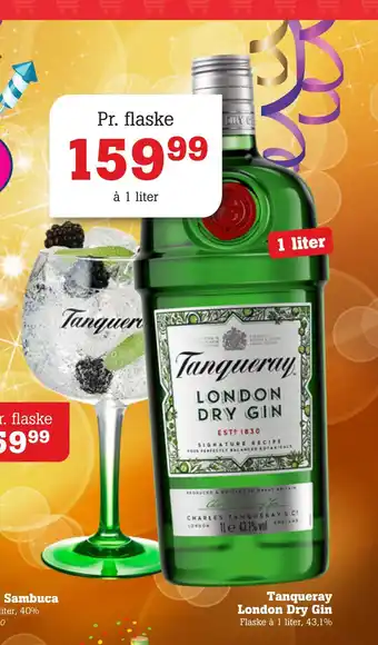 Poetzsch Padborg Tanqueray london dry gin tilbud