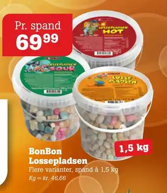 Poetzsch Padborg Bonbon lossepladsen tilbud