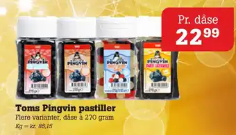Poetzsch Padborg Toms pingvin pastiller tilbud