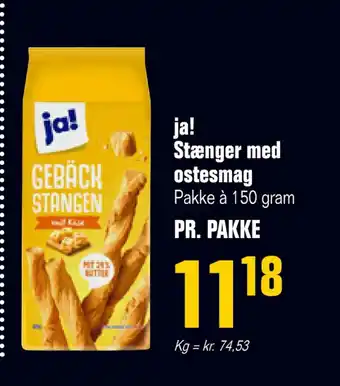 Poetzsch Padborg Ja! stænger med ostesmag tilbud
