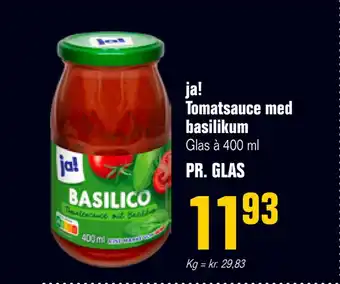 Poetzsch Padborg Ja! tomatsauce med basilikum tilbud