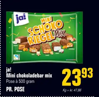 Poetzsch Padborg Ja! mini chokoladebar mix tilbud