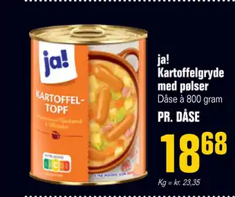 Poetzsch Padborg Ja! kartoffelgryde med pølser tilbud