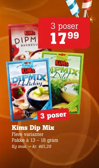 Poetzsch Padborg Kims dip mix tilbud