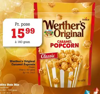 Poetzsch Padborg Werther's original caramel popcorn tilbud