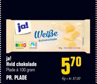 Poetzsch Padborg Ja! hvid chokolade tilbud