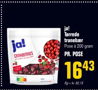 Poetzsch Padborg Ja! tørrede tranebær tilbud