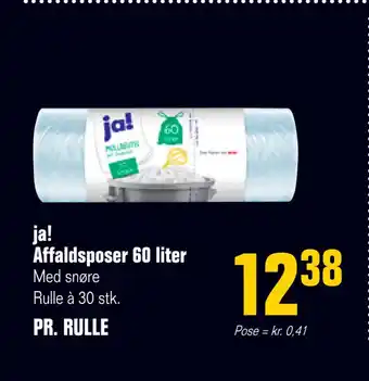 Poetzsch Padborg Ja! affaldsposer 60 liter tilbud