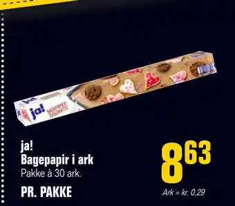 Poetzsch Padborg Ja! bagepapir i ark tilbud