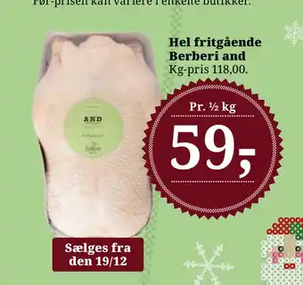 Hel fritgående berberi and