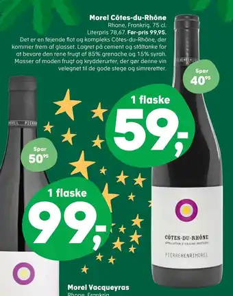 Kvickly Morel côtes-du-rhône tilbud