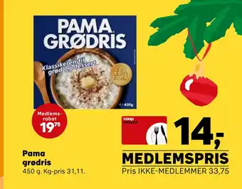 Pama grødris
