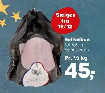 SuperBrugsen Hel kalkun tilbud