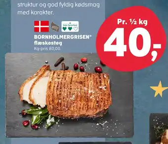 SuperBrugsen Bornholmergrisen flæskesteg tilbud