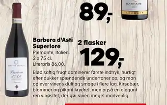 SuperBrugsen Barbera d'asti superiore tilbud
