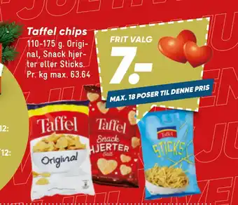 Bilka Taffel chips tilbud