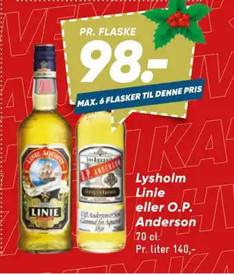 Bilka Lysholm linie eller o.p. anderson tilbud