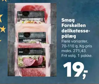 SuperBrugsen Smag forskellen delikatessepålæg tilbud