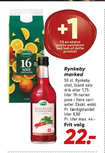 Bilka Rynkeby marked tilbud