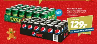 Bilka Faxe kondi eller pepsi max sodavand tilbud