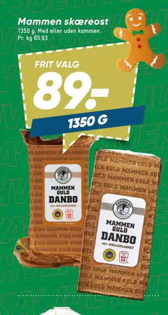 Bilka Mammen skæreost tilbud