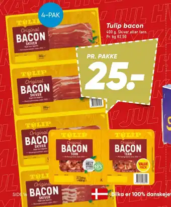 Bilka Tulip bacon tilbud