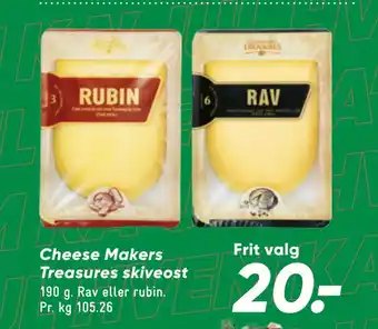 Bilka Cheese makers treasures skiveost tilbud