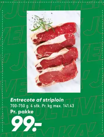 Bilka Entrecote af striploin tilbud
