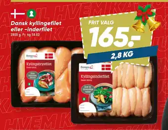 Bilka Dansk kyllingefilet eller -inderfilet tilbud