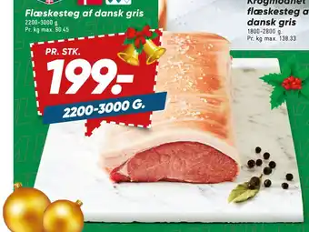 Bilka Flæskesteg af dansk gris tilbud