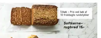 Bilka Softkerne rugbrød tilbud