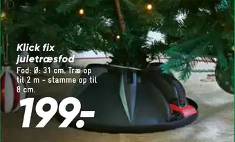 Bilka Klick fix juletræsfod tilbud
