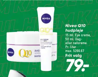 Bilka Nivea q10 hudpleje tilbud