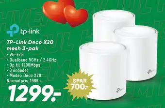 Bilka Tp-link deco x20 mesh 3-pak tilbud