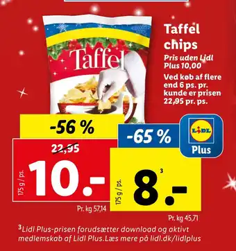 Lidl Taffel chips tilbud
