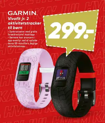 Bilka Vivofit jr. 2 aktivitetstracker til børn tilbud
