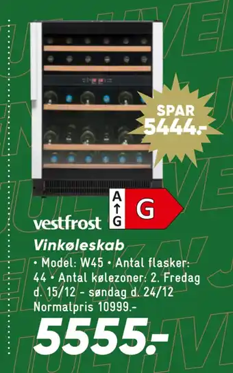 Bilka Vinkøleskab tilbud