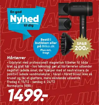 Bilka Hårtørrer tilbud