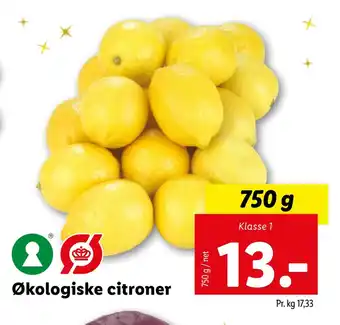 Lidl Økologiske citroner tilbud