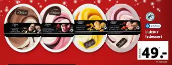 Lidl Luksus isdessert tilbud