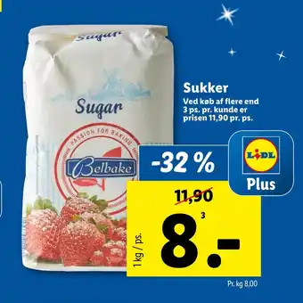 Lidl Sukker tilbud
