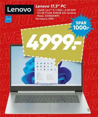Bilka Lenovo 17,3 pc tilbud