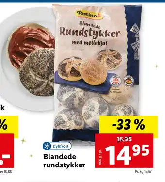Lidl Blandede rundstykker tilbud